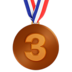3rd Place Medal Emoji Copy Paste ― 🥉 - apple