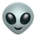 Alien Emoji Copy Paste ― 👽 - apple