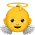 Baby Angel Emoji Copy Paste ― 👼 - apple