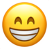 Beaming Face With Smiling Eyes Emoji Copy Paste ― 😁 - apple