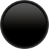Black Circle Emoji Copy Paste ― ⚫ - apple