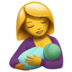 Breast-feeding Emoji Copy Paste ― 🤱 - apple