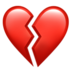 Broken Heart Emoji Copy Paste ― 💔 - apple