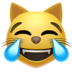 Cat With Tears Of Joy Emoji Copy Paste ― 😹 - apple
