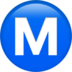 Circled M Emoji Copy Paste ― Ⓜ️ - apple