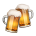 Clinking Beer Mugs Emoji Copy Paste ― 🍻 - apple