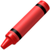 Crayon Emoji Copy Paste ― 🖍️ - apple