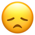 Disappointed Face Emoji Copy Paste ― 😞 - apple