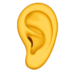 Ear Emoji Copy Paste ― 👂 - apple
