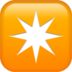 Eight-pointed Star Emoji Copy Paste ― ✴️ - apple