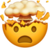 Exploding Head Emoji Copy Paste ― 🤯 - apple