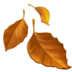 Fallen Leaf Emoji Copy Paste ― 🍂 - apple