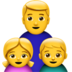 Family: Man, Girl, Boy Emoji Copy Paste ― 👨‍👧‍👦 - apple