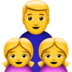 Family: Man, Girl, Girl Emoji Copy Paste ― 👨‍👧‍👧 - apple