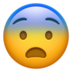 Fearful Face Emoji Copy Paste ― 😨 - apple