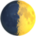 First Quarter Moon Emoji Copy Paste ― 🌓 - apple