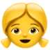 Girl Emoji Copy Paste ― 👧 - apple