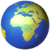 Globe Showing Europe-Africa Emoji Copy Paste ― 🌍 - apple