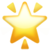 Glowing Star Emoji Copy Paste ― 🌟 - apple