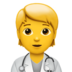 Health Worker Emoji Copy Paste ― 🧑‍⚕ - apple