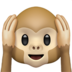 Hear-no-evil Monkey Emoji Copy Paste ― 🙉 - apple
