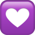 Heart Decoration Emoji Copy Paste ― 💟 - apple