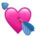 Heart With Arrow Emoji Copy Paste ― 💘 - apple