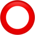 Hollow Red Circle Emoji Copy Paste ― ⭕ - apple