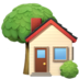 House With Garden Emoji Copy Paste ― 🏡 - apple