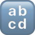 Input Latin Lowercase Emoji Copy Paste ― 🔡 - apple