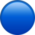 Blue Circle Emoji Copy Paste ― 🔵 - apple