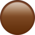 Brown Circle Emoji Copy Paste ― 🟤 - apple