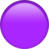 Purple Circle Emoji Copy Paste ― 🟣 - apple