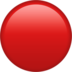 Red Circle Emoji Copy Paste ― 🔴 - apple