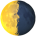 Last Quarter Moon Emoji Copy Paste ― 🌗 - apple