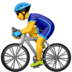 Man Biking Emoji Copy Paste ― 🚴‍♂ - apple