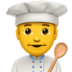 Man Cook Emoji Copy Paste ― 👨‍🍳 - apple