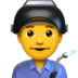 Man Factory Worker Emoji Copy Paste ― 👨‍🏭 - apple
