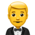 Man In Tuxedo Emoji Copy Paste ― 🤵‍♂ - apple