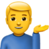 Man Tipping Hand Emoji Copy Paste ― 💁‍♂ - apple