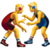 Men Wrestling Emoji Copy Paste ― 🤼‍♂ - apple