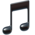 Musical Note Emoji Copy Paste ― 🎵 - apple