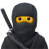 Ninja Emoji Copy Paste ― 🥷 - apple