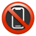No Mobile Phones Emoji Copy Paste ― 📵 - apple