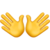 Open Hands Emoji Copy Paste ― 👐 - apple