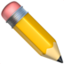 Pencil Emoji Copy Paste ― ✏️ - apple