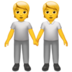 People Holding Hands Emoji Copy Paste ― 🧑‍🤝‍🧑 - apple
