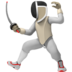 Person Fencing Emoji Copy Paste ― 🤺 - apple