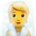 Person In Steamy Room Emoji Copy Paste ― 🧖 - apple