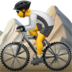 Person Mountain Biking Emoji Copy Paste ― 🚵 - apple